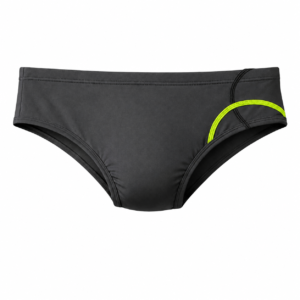 sunga masculina cinza com detalhe verde neon lateral