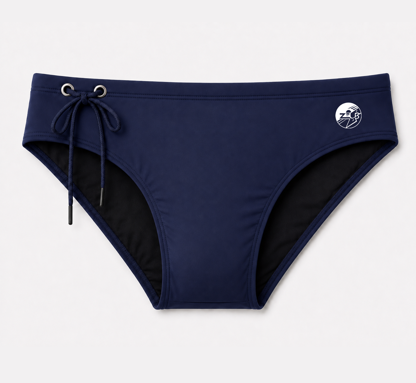 sunga masculina clássica azul marino com cordão ajustável sunga masculina clássica azul marino com cordão ajustável
